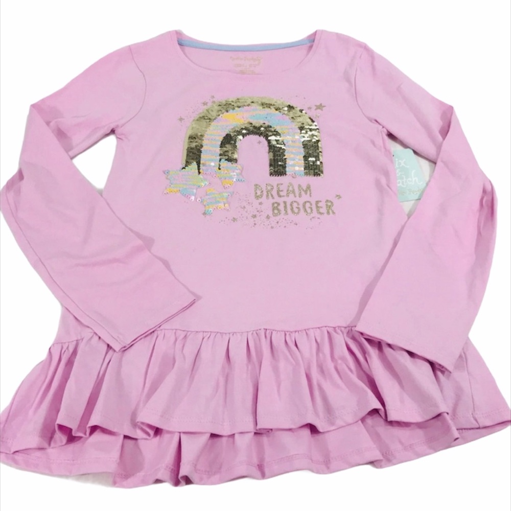 Cynthia Rowley Rainbow Reversible Sequined Shirt